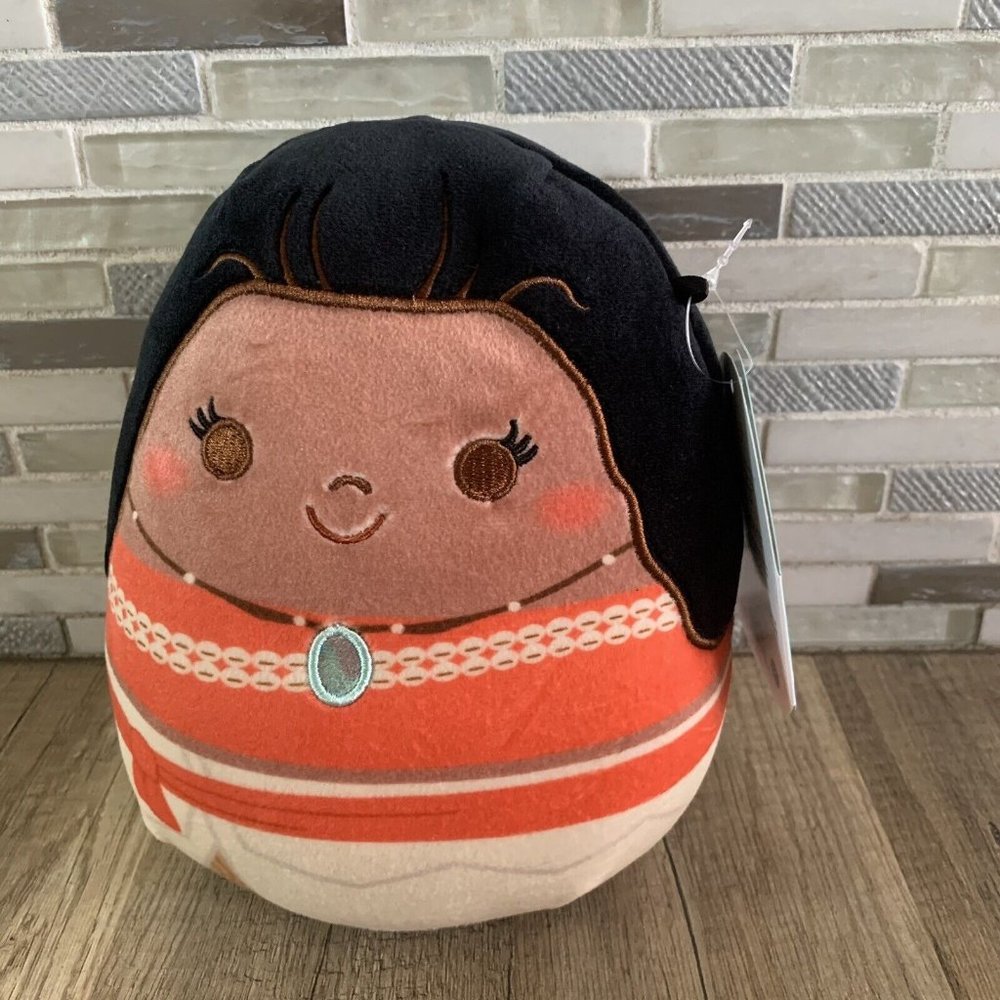 Disney Squishmallows Princess Moana 8” Plush Stuffed Toy Kellytoy